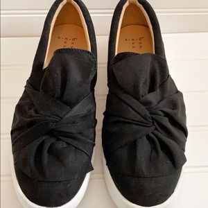 A New Day Black Slide On Sneakers